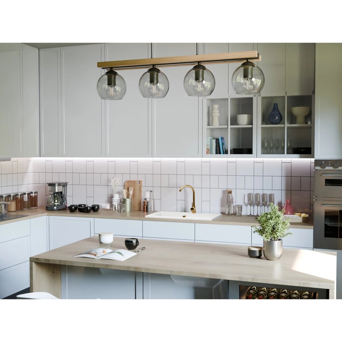 Iš viršaus įleidžiama granitinė plautuvė Lumiberg GRAN-08 baltos spalvos 3 Iš viršaus įleidžiama granitinė plautuvė Lumiberg GRAN-08 baltos spalvos 3
