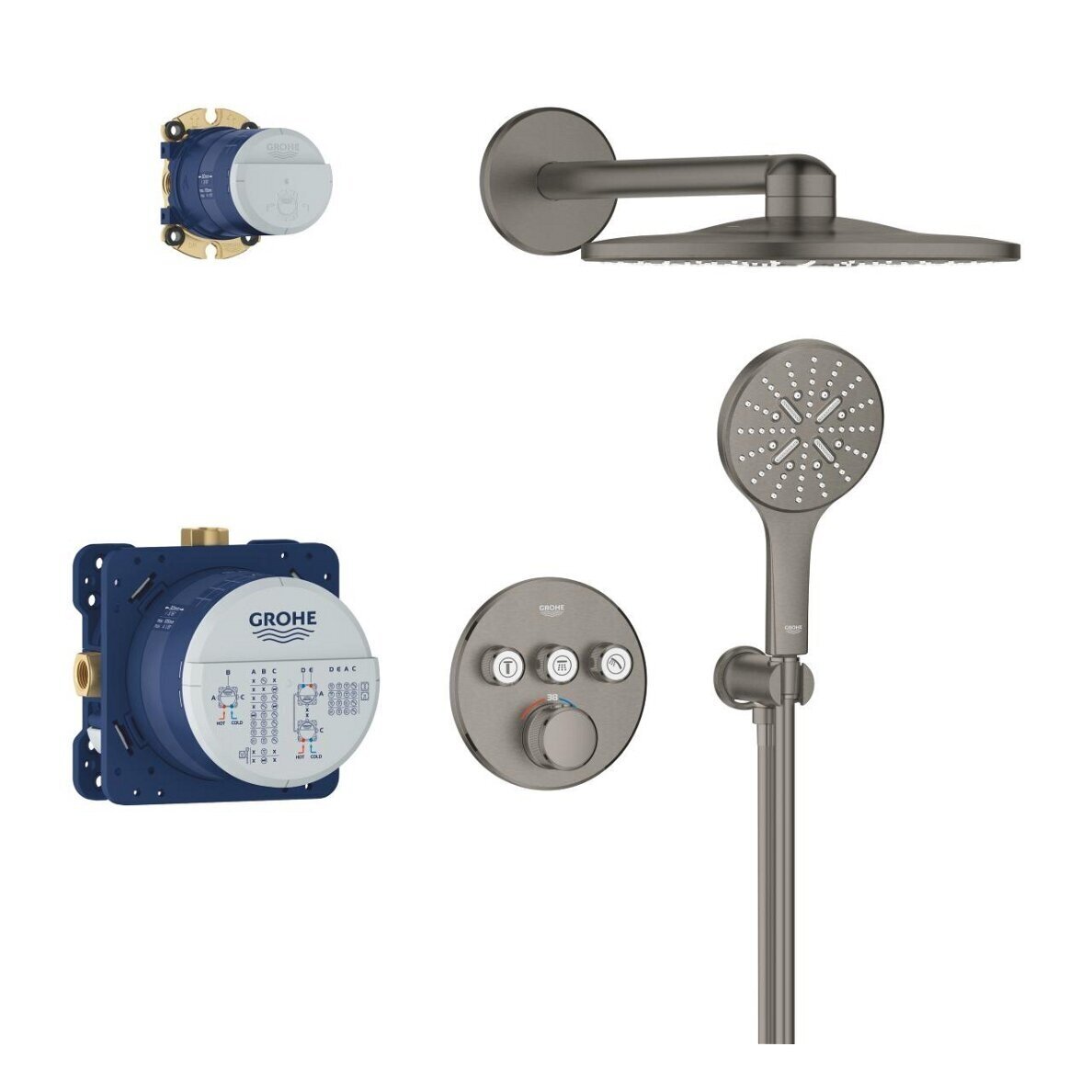 Potinkinė dušo sistema Grohe Grohtherm SmartActive 310 1