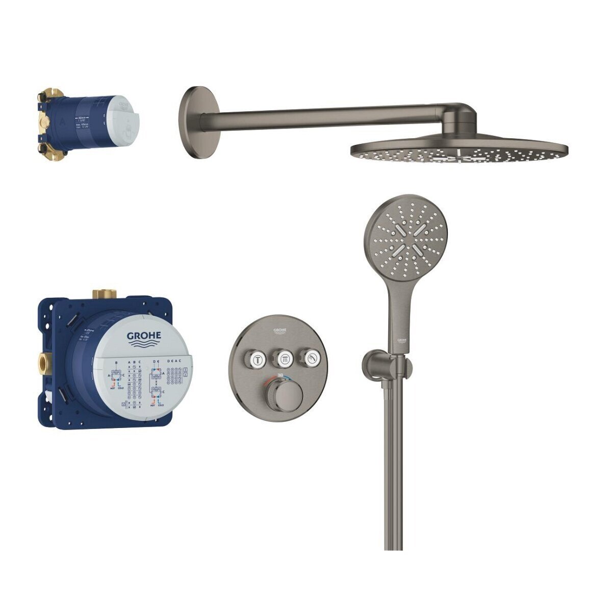 Potinkinė dušo sistema Grohe Grohtherm SmartActive 310