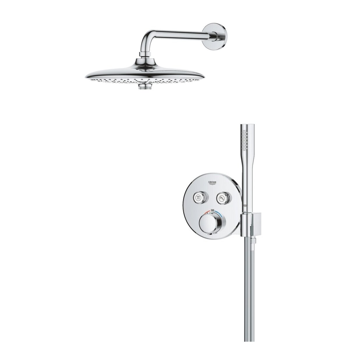Potinkinė dušo sistema Grohe su Vitalio Joy 260 2 Potinkinė dušo sistema Grohe su Vitalio Joy 260 2