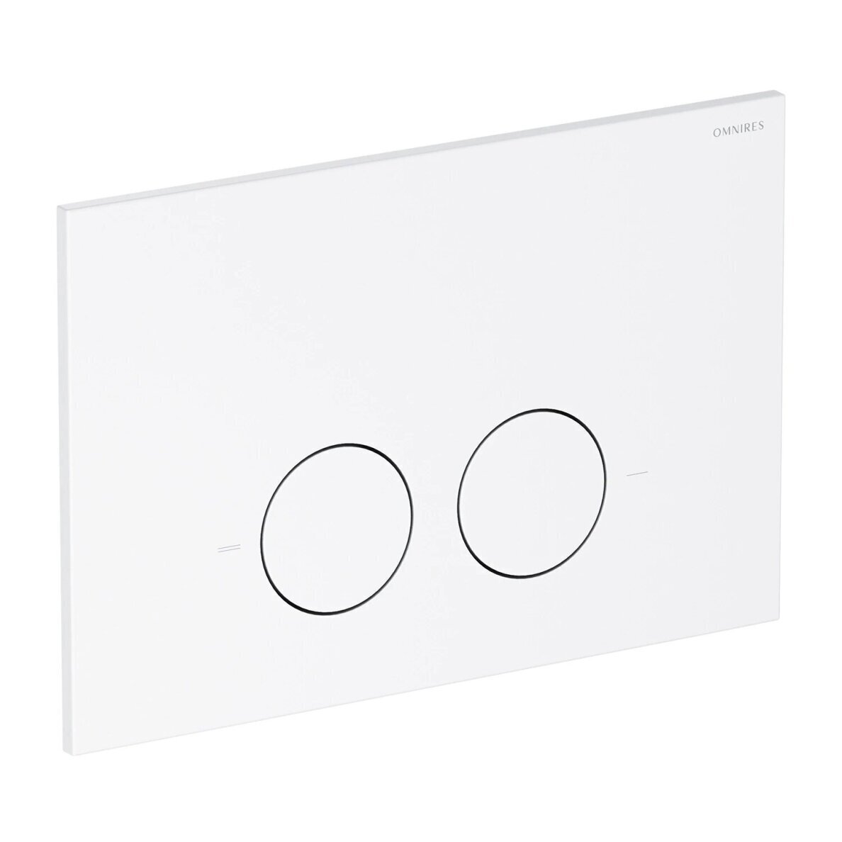 Potinkinio rėmo Omnires STRONGFRAME su ECO nuleidimu ir MINIMAL matiniu baltos spalvos mygtuku komplektas 1