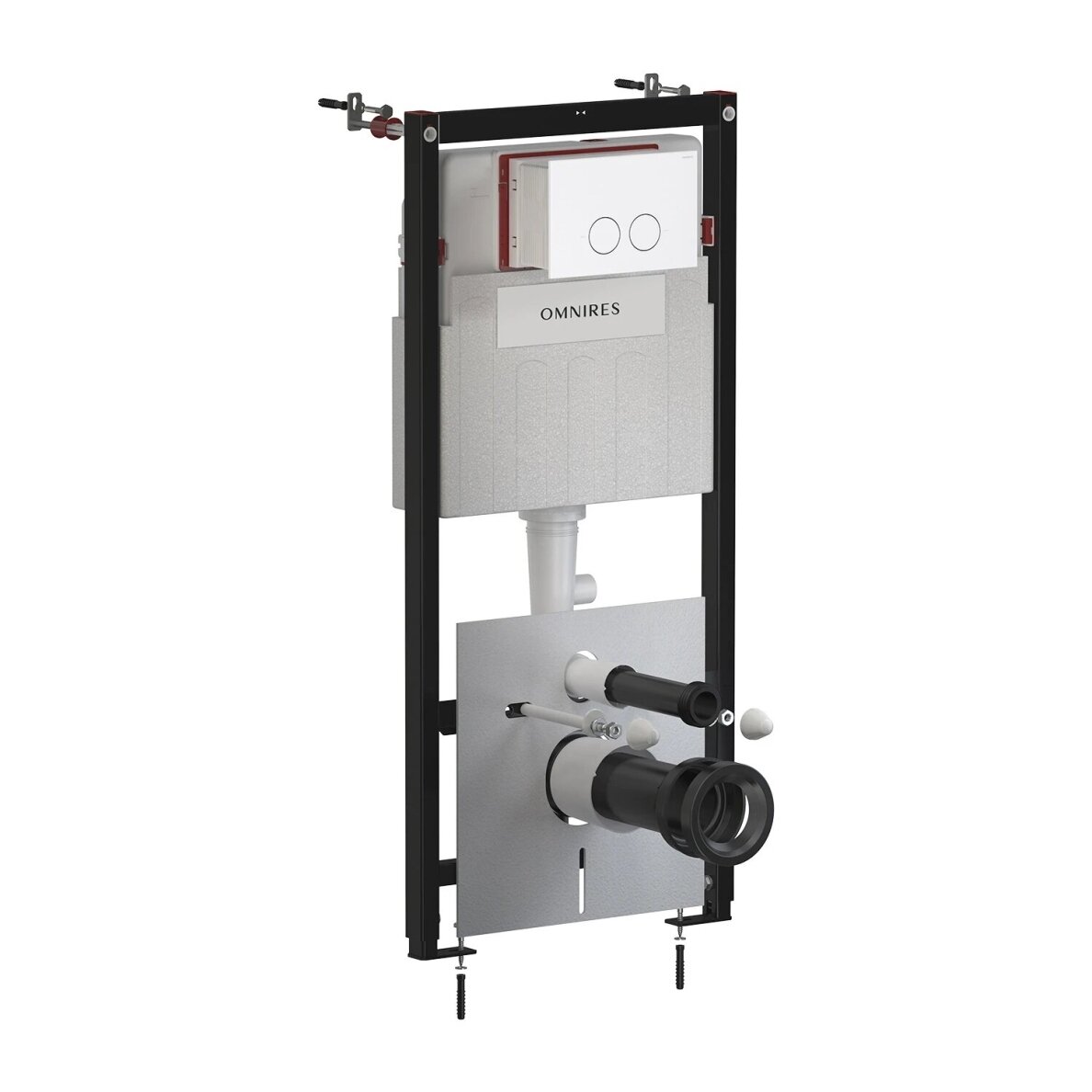 Potinkinio rėmo Omnires STRONGFRAME su MINIMAL matiniu baltos spalvos mygtuku komplektas Potinkinio rėmo Omnires STRONGFRAME su MINIMAL matiniu baltos spalvos mygtuku komplektas