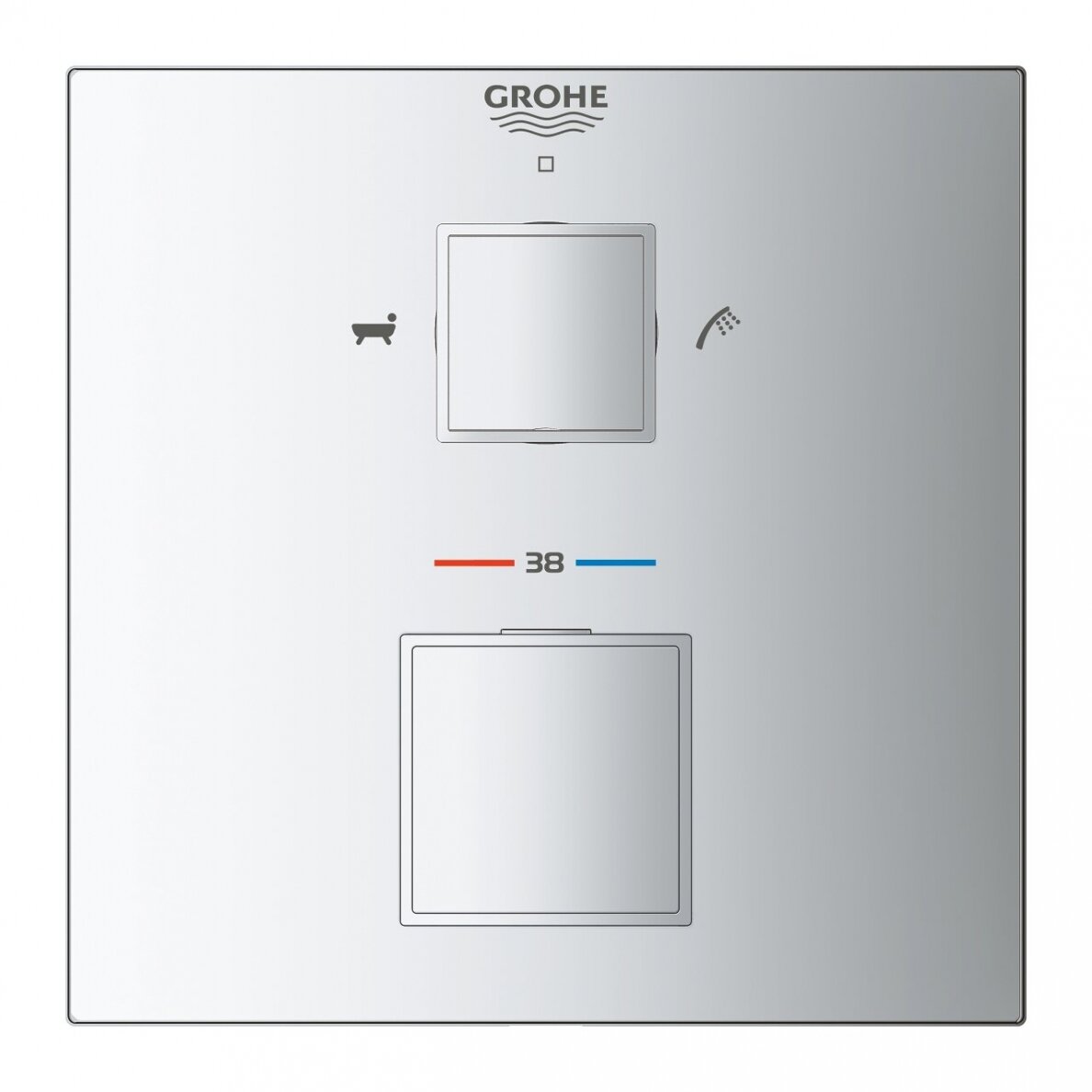 Potinkinis termostatinis maišytuvas Grohe GROHTHERM CUBE 2 Potinkinis termostatinis maišytuvas Grohe GROHTHERM CUBE 2
