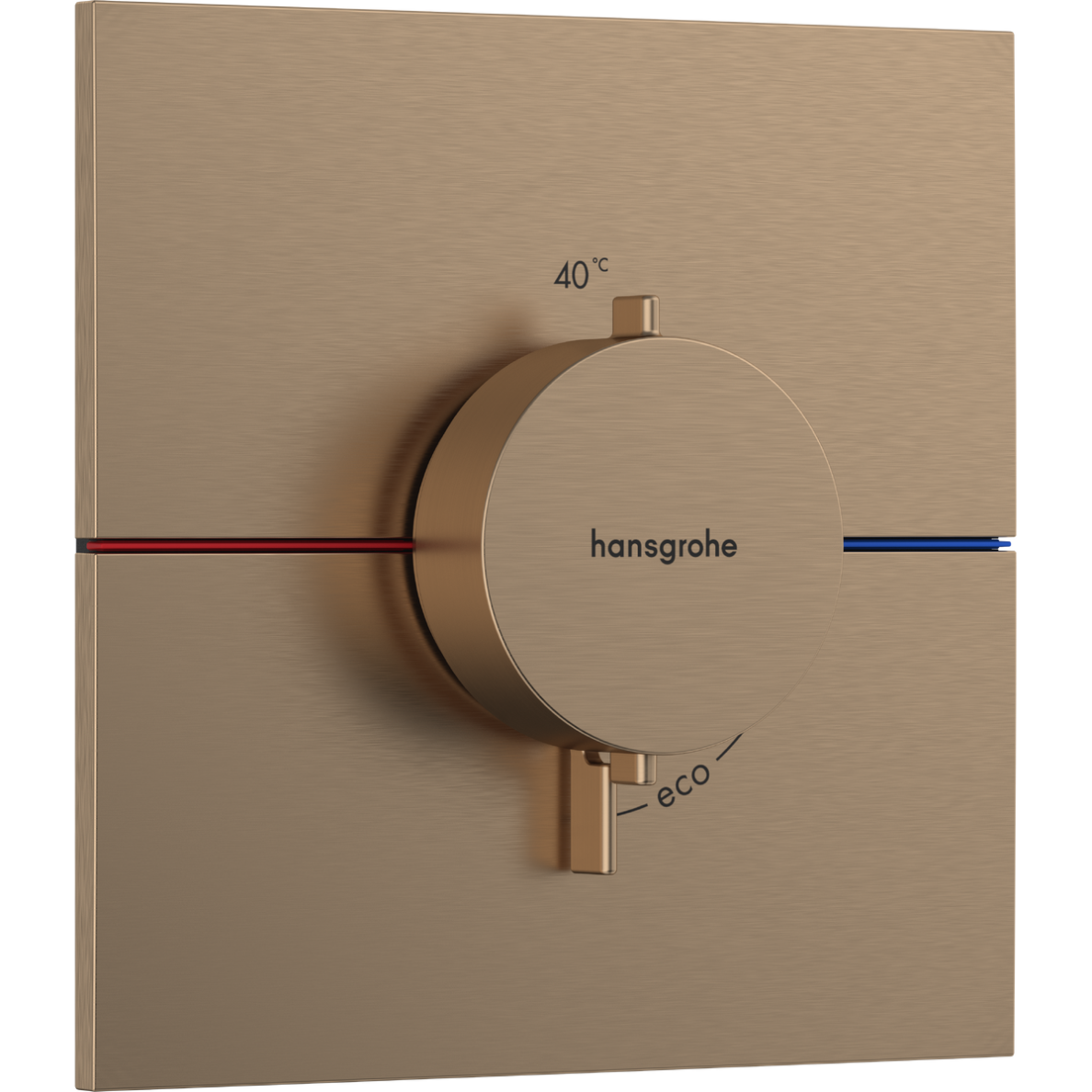Potinkinis termostatinis maišytuvas Hansgrohe ShowerSelect Comfort E, šlifuotos bronzos Potinkinis termostatinis maišytuvas Hansgrohe ShowerSelect Comfort E, šlifuotos bronzos