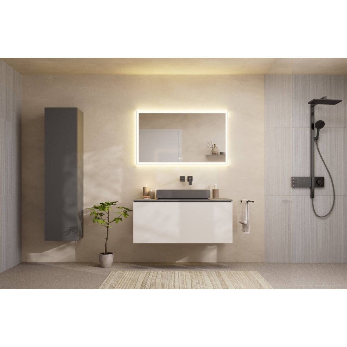 Potinkinis vonios maišytuvas Hansgrohe Metropol, 2 funkcijų 1