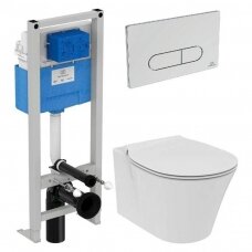 Potinkinis WC komplektas Ideal Standard PROSYS su pakabinamu unitazu CONNECT AIR ir CONNECT AIR sėdynė