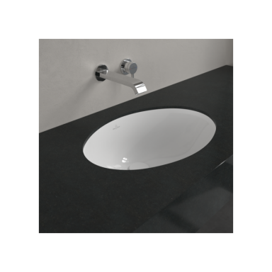 Po stalviršiu montuojamas praustuvas VILLEROY & BOSH Evana 500 x 350 mm, baltas su CeramicPlus Po stalviršiu montuojamas praustuvas VILLEROY & BOSH Evana 500 x 350 mm, baltas su CeramicPlus