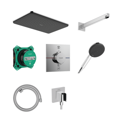 Potinkinė dušo sistema Hansgrohe Raindance Alive Q Design ShowerSet 210/340 1jet