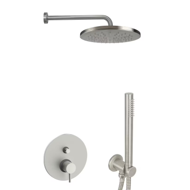 Potinkinė dušo sistema Paffoni Light (brushed nickel) Potinkinė dušo sistema Paffoni Light (brushed nickel)