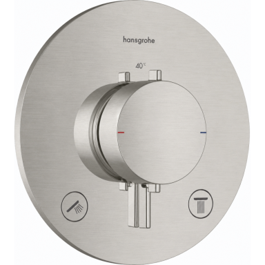 Potinkinės dušo sistemos komplektas HANSGROHE "6 in 1", Croma 280, RD Select S 120, apvalios formos, spalva - nerūdijantis plienas (Stainless Steel Optic)
