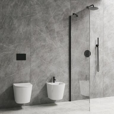 Potinkinio rėmo Grohe 4in1 ir klozeto Omnires Tampa su soft close dangčiu komplektas