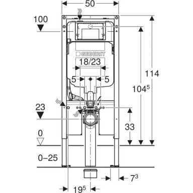 Potinkinis klozeto rėmas Geberit Duofix, Sigma bakelis, storis 8 cm Potinkinis klozeto rėmas Geberit Duofix, Sigma bakelis, storis 8 cm