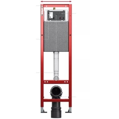 Potinkinis siauras WC rėmas TeceBase 32 cm pločio