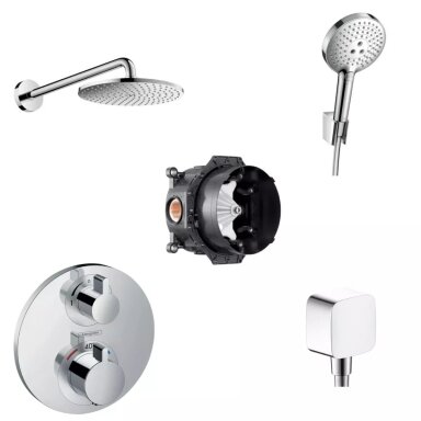 Potinkinis termostatinis dušo komplektas Hansgrohe Ecostat S Potinkinis termostatinis dušo komplektas Hansgrohe Ecostat S