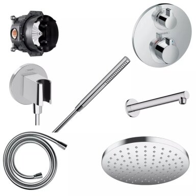 Potinkinis termostatinis dušo komplektas Hansgrohe Pulsify S Potinkinis termostatinis dušo komplektas Hansgrohe Pulsify S