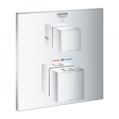 Potinkinis termostatinis dušo maišytuvas Grohe GROHTHERM CUBE Potinkinis termostatinis dušo maišytuvas Grohe GROHTHERM CUBE