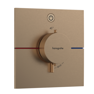 Potinkinis termostatinis maišytuvas Hansgrohe ShowerSelect Comfort E, šlifuotos bronzos Potinkinis termostatinis maišytuvas Hansgrohe ShowerSelect Comfort E, šlifuotos bronzos