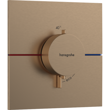 Potinkinis termostatinis maišytuvas Hansgrohe ShowerSelect Comfort E, šlifuotos bronzos Potinkinis termostatinis maišytuvas Hansgrohe ShowerSelect Comfort E, šlifuotos bronzos