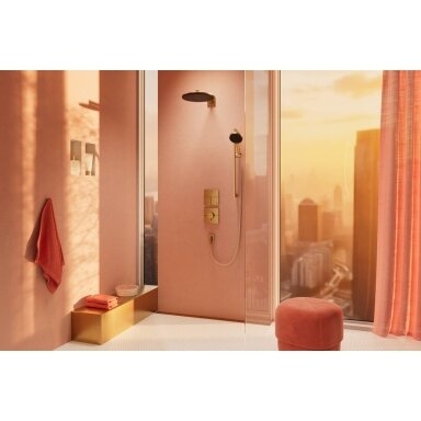 Potinkinis termostatinis maišytuvas Hansgrohe ShowerSelect Comfort E, šlifuotos bronzos Potinkinis termostatinis maišytuvas Hansgrohe ShowerSelect Comfort E, šlifuotos bronzos