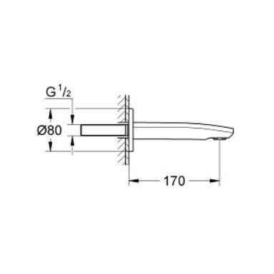 Potinkinis vonios snapas Grohe Eurostyle Cosmopolitan Potinkinis vonios snapas Grohe Eurostyle Cosmopolitan