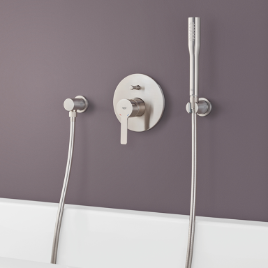 Potinkinis vonios/dušo maišytuvas Grohe Lineare chrome/supersteel