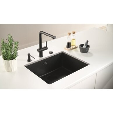 PO STALVIRŠIU MONTUOJAMA GRANITINĖ PLAUTUVĖ FRANKE MARIS, MRG 110-52, JUODA MATINĖ, JUODAS EKSCENTRINIS VENTILIS 1 PO STALVIRŠIU MONTUOJAMA GRANITINĖ PLAUTUVĖ FRANKE MARIS, MRG 110-52, JUODA MATINĖ, JUODAS EKSCENTRINIS VENTILIS 1