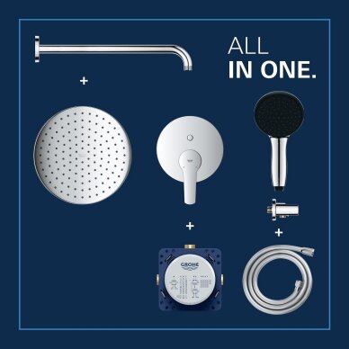 Potinkinė dušo sistema Grohe Vitalio Start 250 5