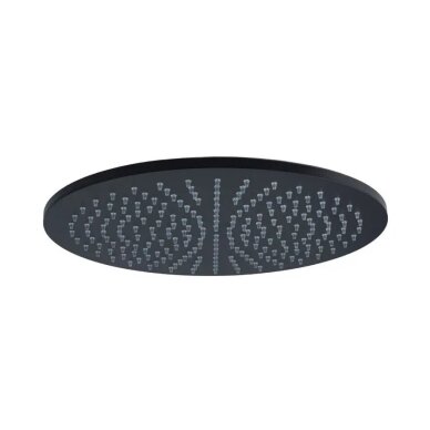 Potinkinė termostatinė dušo sistema su 30 cm skersmens dušo galva Paffoni Modular juoda matinė 2 Potinkinė termostatinė dušo sistema su 30 cm skersmens dušo galva Paffoni Modular juoda matinė 2