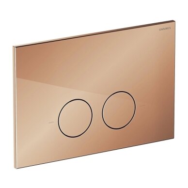 Potinkinio rėmo Omnires STRONGFRAME su ECO nuleidimu ir MINIMAL blizgaus vario spalvos mygtuku komplektas 1 Potinkinio rėmo Omnires STRONGFRAME su ECO nuleidimu ir MINIMAL blizgaus vario spalvos mygtuku komplektas 1