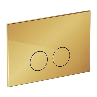 Potinkinio rėmo Omnires STRONGFRAME su ECO nuleidimu ir MINIMAL blizgios aukso spalvos mygtuku komplektas 1