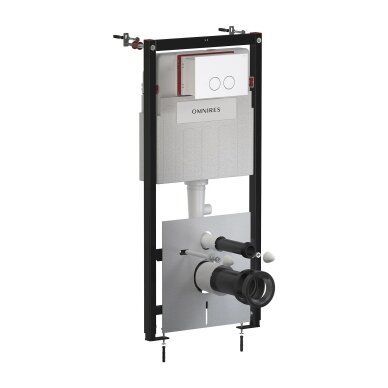 Potinkinio rėmo Omnires STRONGFRAME su MINIMAL matiniu baltos spalvos mygtuku komplektas Potinkinio rėmo Omnires STRONGFRAME su MINIMAL matiniu baltos spalvos mygtuku komplektas