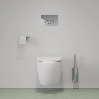 Potinkinio rėmo Omnires STRONGFRAME su MINIMAL blizgaus chromo spalvos mygtuku komplektas 2
