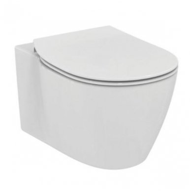 Potinkinio WC rėmo Geberit ir klozeto Ideal Standard Connect Aquablade su lėtaeigiu dangčiu komplektas 2