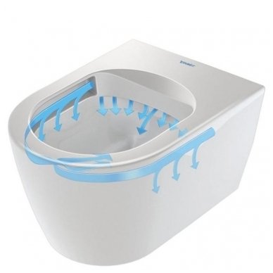 Potinkinio WC rėmo Tece ir klozeto Duravit ME by Starck Compact Rimless komplektas 2