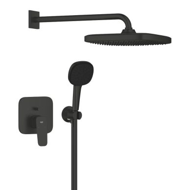 Potinkinis dušo komplektas Grohe Cubeo Tempesta 250 (be potinkinės dalies) juodos spalvos (Black matte) Potinkinis dušo komplektas Grohe Cubeo Tempesta 250 (be potinkinės dalies) juodos spalvos (Black matte)