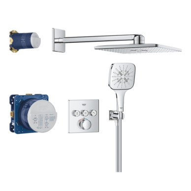 Potinkinis dušo komplektas GROHE Grohtherm SmartControl 310 Cube, chromo spalvos Potinkinis dušo komplektas GROHE Grohtherm SmartControl 310 Cube, chromo spalvos