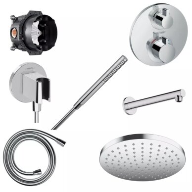 Potinkinis termostatinis dušo komplektas Hansgrohe Pulsify S Potinkinis termostatinis dušo komplektas Hansgrohe Pulsify S