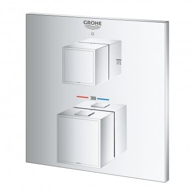 Potinkinis termostatinis dušo maišytuvas Grohe GROHTHERM CUBE 1 Potinkinis termostatinis dušo maišytuvas Grohe GROHTHERM CUBE 1