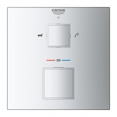 Potinkinis termostatinis maišytuvas Grohe GROHTHERM CUBE 2