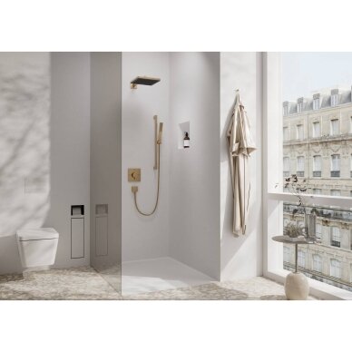 Potinkinis termostatinis maišytuvas Hansgrohe ShowerSelect Comfort E, šlifuotos bronzos 2