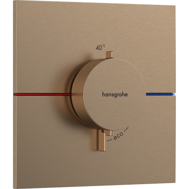 Potinkinis termostatinis maišytuvas Hansgrohe ShowerSelect Comfort E, šlifuotos bronzos