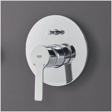 Potinkinis vonios/dušo maišytuvas Grohe Lineare chrome/supersteel
