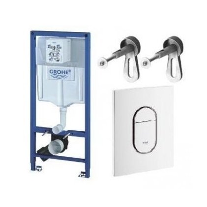 Potinkinio rėmo ir vandens nuleidimo mygtuko komplektas Grohe Rapid SL 3in1 1
