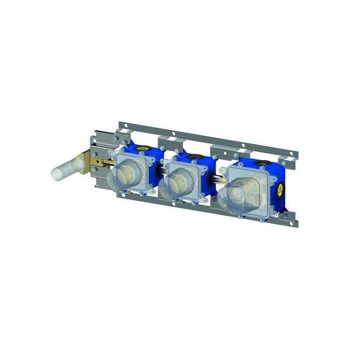 Potinkinė termostatinė dušo sistema su 30 cm skersmens dušo galva Paffoni Modular juoda matinė 3 Potinkinė termostatinė dušo sistema su 30 cm skersmens dušo galva Paffoni Modular juoda matinė 3