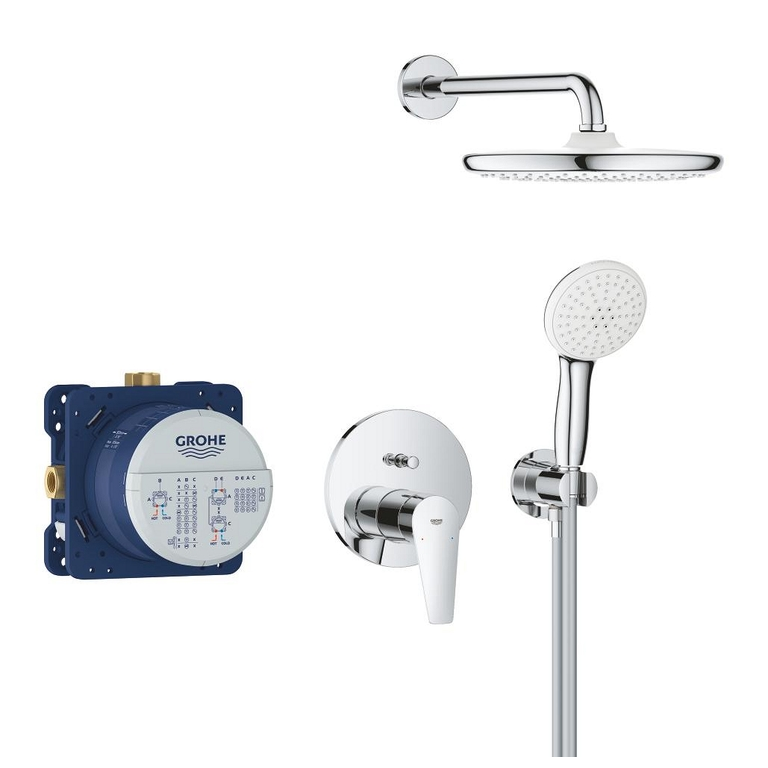 Potinkinė dušo sistema Grohe BauEdge Concealed su Tempesta 250 2