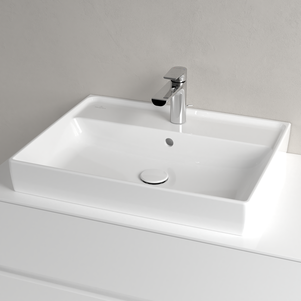 Praustuvas Collaro 600x470 šlifuota apačia C+ danga, white alpin 1