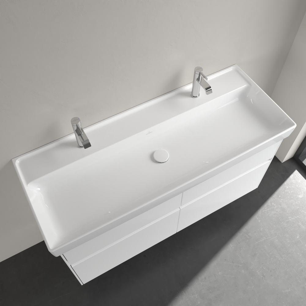 Praustuvas VILLERO&BOCH Collaro 1200x470 2 skylės maišytuvams, be perpylimo, white alpin 1 Praustuvas VILLERO&BOCH Collaro 1200x470 2 skylės maišytuvams, be perpylimo, white alpin 1