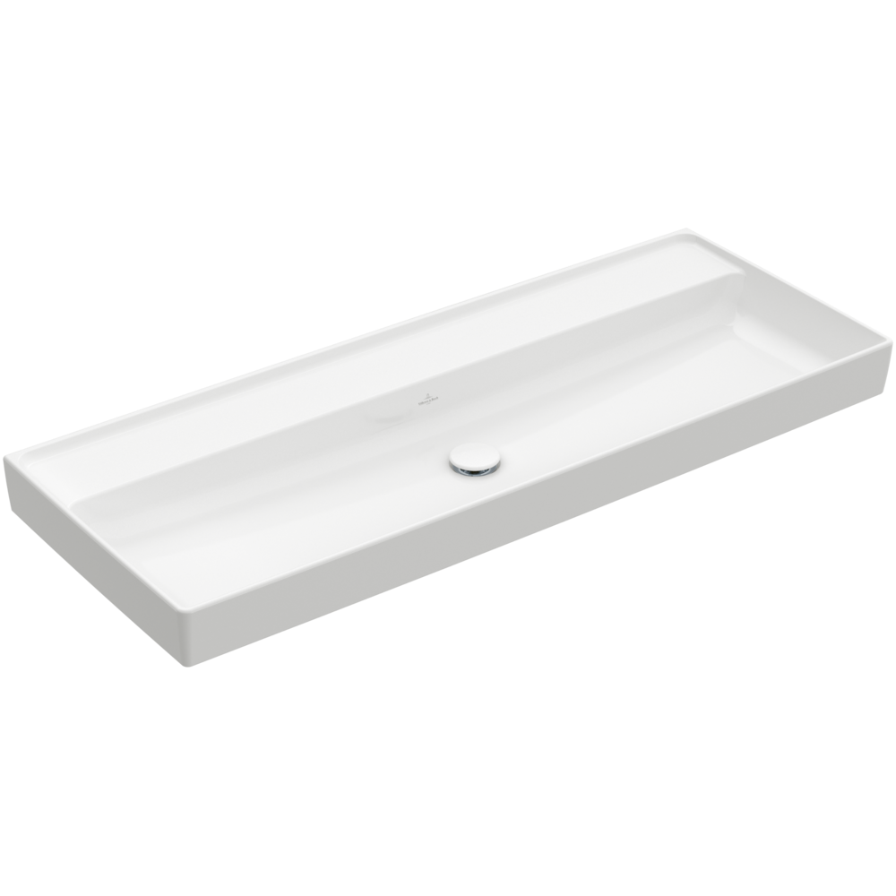 Praustuvas VILLEROY&BOCH Collaro 1200x470 be skylės maišytuvui, be perpylimo, Ceramic Plus danga, white alpin Praustuvas VILLEROY&BOCH Collaro 1200x470 be skylės maišytuvui, be perpylimo, Ceramic Plus danga, white alpin