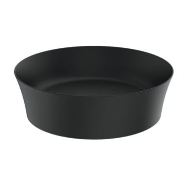 Praustuvas-dubuo Ideal Standard Ipalyss Round, matmenys: 400x400x120mm, juodas matinis Praustuvas-dubuo Ideal Standard Ipalyss Round, matmenys: 400x400x120mm, juodas matinis