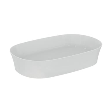 Praustuvas-dubuo Ideal Standard Ipalyss Oval, matmenys: 600x380x120mm, be persipylimo, baltas, be dugno vožtuvo